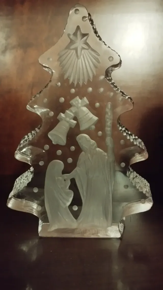 Árbol de Navidad/Belén Cristal