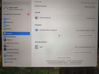 MACBOOK PRO 15'' 2019 i9/32GB RAM/1TB