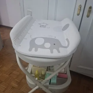 Bañera cambiador bebé.
