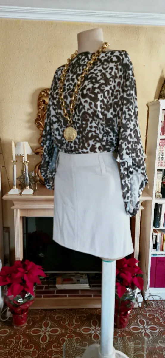 Saia Curta B Barnes Tamanho 44 Nova