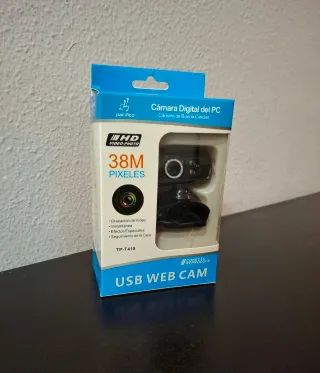 Webcam Pacifico TP-T418 HD 38M Píxeles