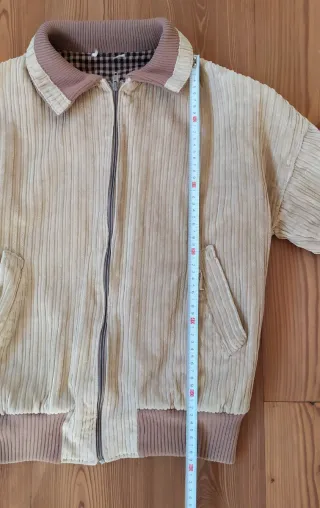 Giacca vintage anni 70 in velluto a costine