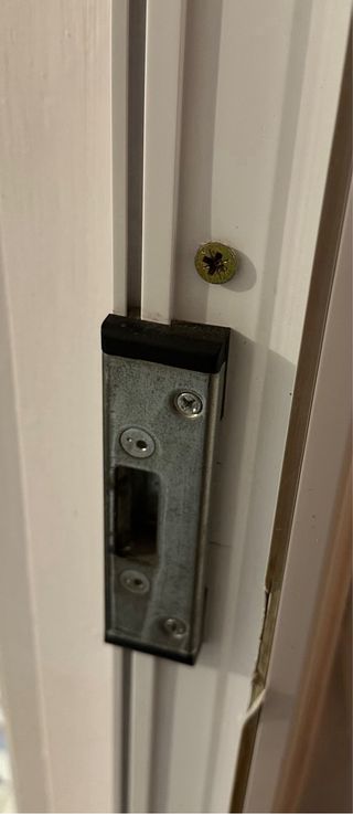 Puerta PVC con cristalera