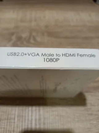 Adaptador VGA a HDMI 1080P