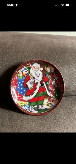 Piattino Decorativo Natale 12 cm