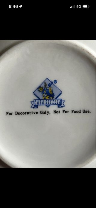 Piattino Decorativo Natale 12 cm