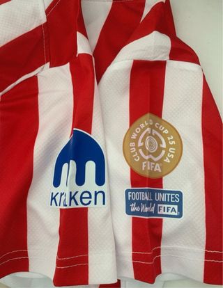 Equipación Atlético Madrid 8- 10 años. No oficial