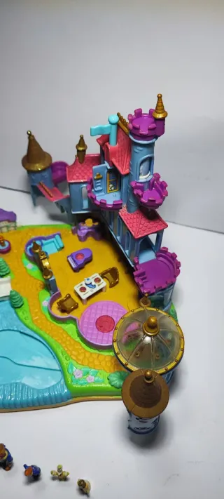 Castillo Disney Bella y Bestia Polly Pocket 1997