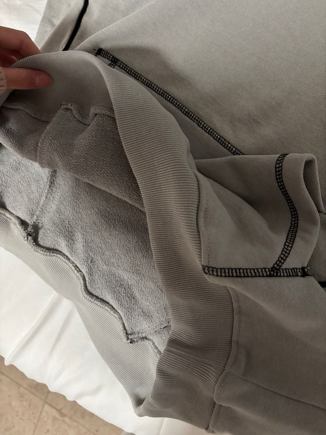 Sudadera gris No Emotions Talla L