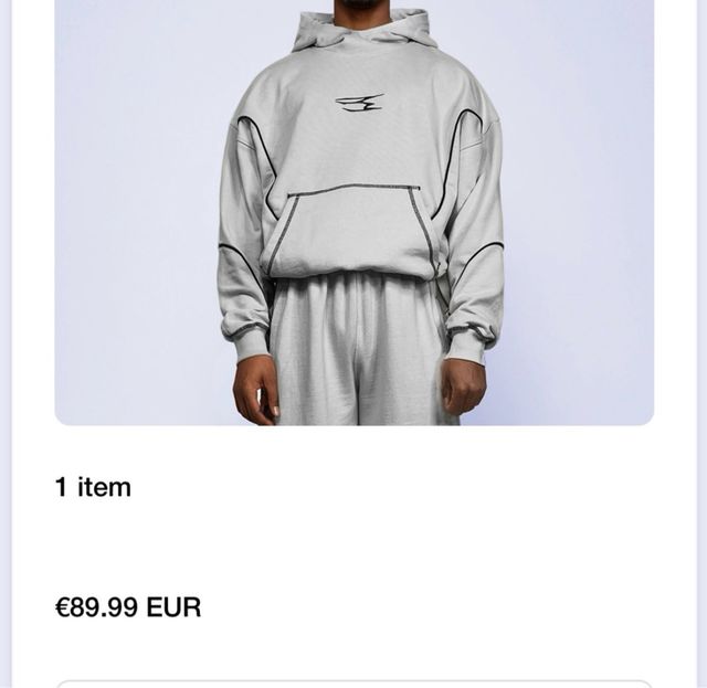 Sudadera gris No Emotions Talla L