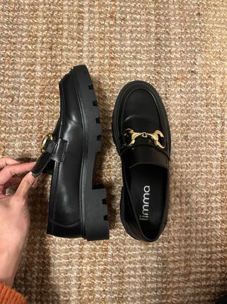 Mocasines negros Limma talla 39