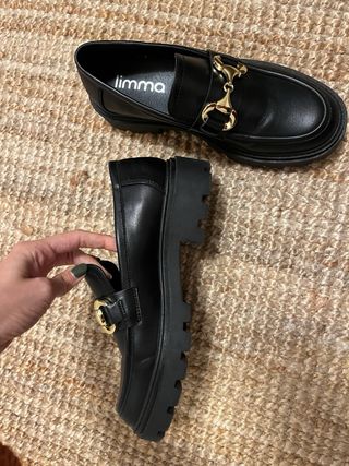 Mocasines negros Limma talla 39