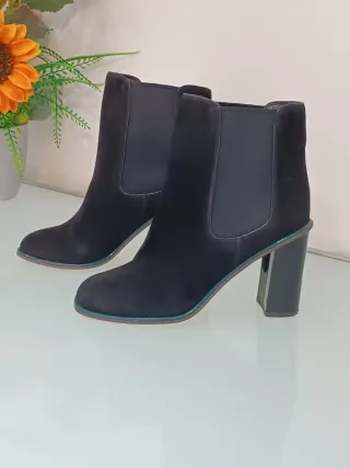 Carlo Pazolini stivaletti Pelle Scamosciata N.40