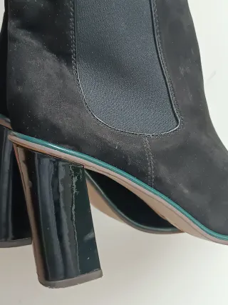 Carlo Pazolini stivaletti Pelle Scamosciata N.40