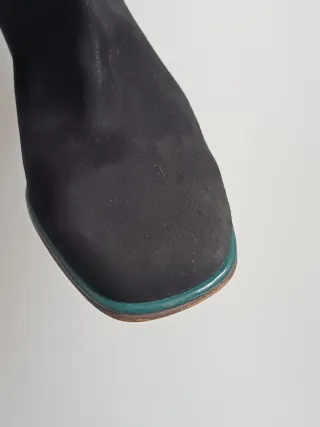 Carlo Pazolini stivaletti Pelle Scamosciata N.40