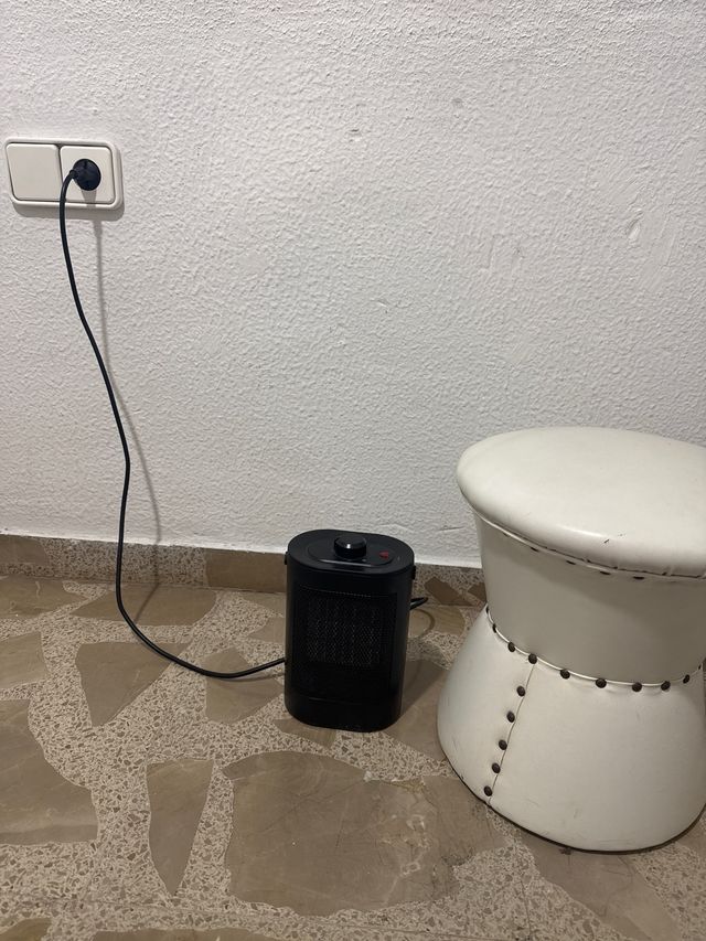 Calentador portátil negro