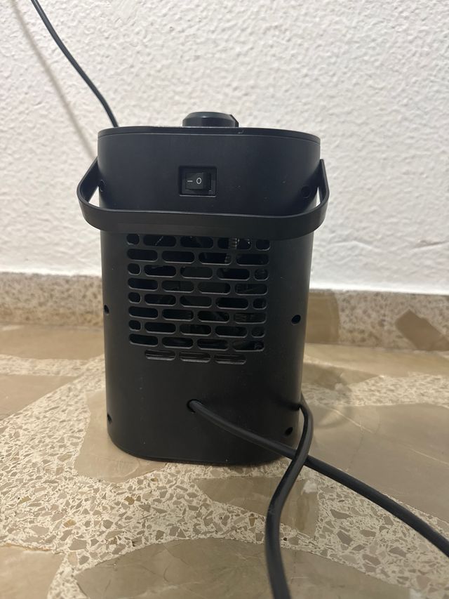 Calentador portátil negro