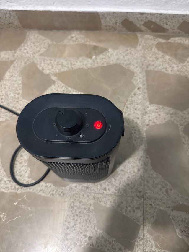 Calentador portátil negro