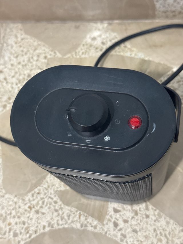 Calentador portátil negro