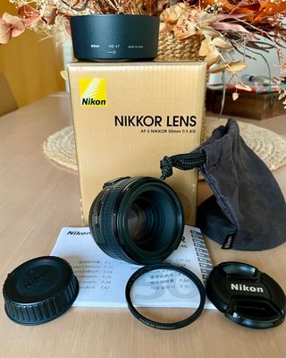 Objetivo Nikkor AF-S 50mm f/1.4G + filtro B&W