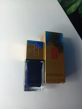 YSL La Laque Couture N 17 Bleu Cobalt