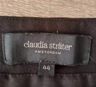 (XXL) Falda negra corta de Claudia Sträter