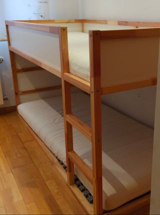 Litera KURA IKEA + Somier Lönset + 1 colchón