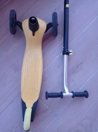 Patinete infantil 3 ruedas amarillo