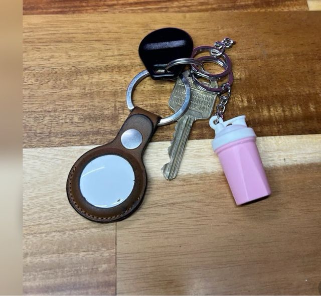 Chaveiro Fitness com Pesos e Barras