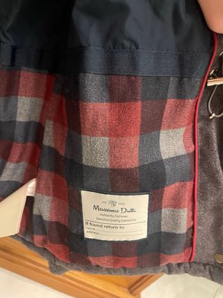 Massimo Dutti Giubbotto Unisex Grigio