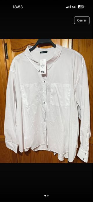 Camisa blanca oversize
