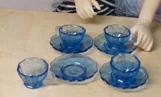 Conjunto tazas y platos Blythe 1:6