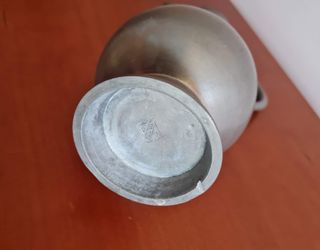 Jarra de peltre antigua