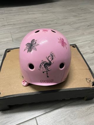 Casco rosa infantil OXELO