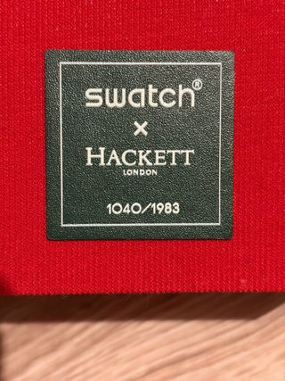 Reloj automático SwatchxHackett Edición Limitada