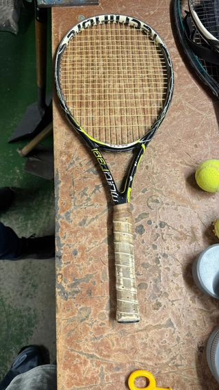 Funda Babolat + 5 raquetas tenis + 1 badminton
