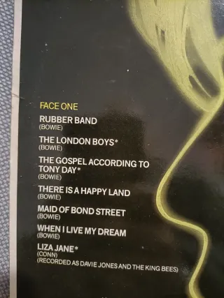 LP David Bowie - Another Face