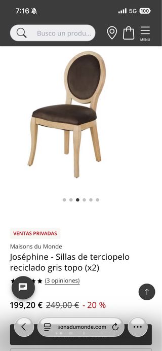 Conjunto Comedor Estilo Luis XVI Modernizado