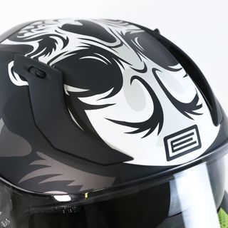 Casco Moto Integral Doble Visera talla XS