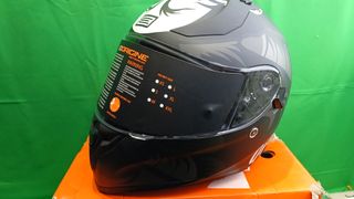 Casco Moto Integral Doble Visera talla XS
