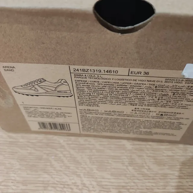 Deportivas Bimba y Lola Talla 36