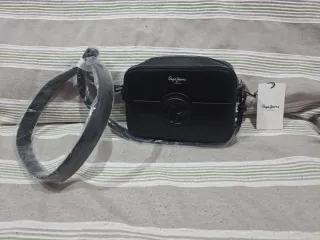 Bolso Pepe Jeans Negro Autentico