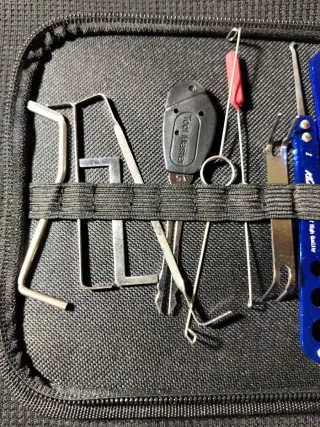 Kit Herramientas Cerrajero Profesional Azul