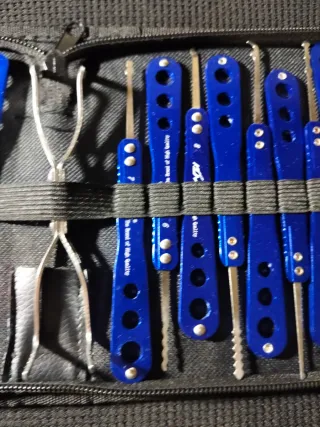 Kit Herramientas Cerrajero Profesional Azul