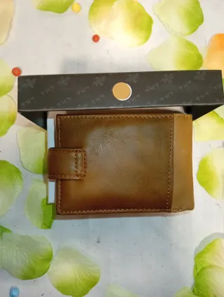 Cartera de piel Genuine Leather 274