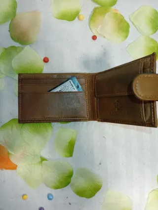 Cartera de piel Genuine Leather 274