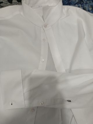 Camisa blanca mujer manga larga