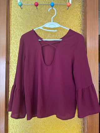 Camiseta Miintoday manga acampanada