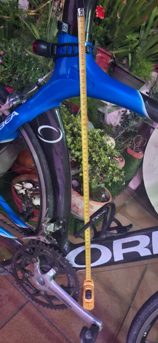 Bicicleta de carretera Orbea azul