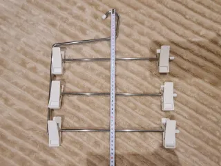 Percha 3 niveles pinzas